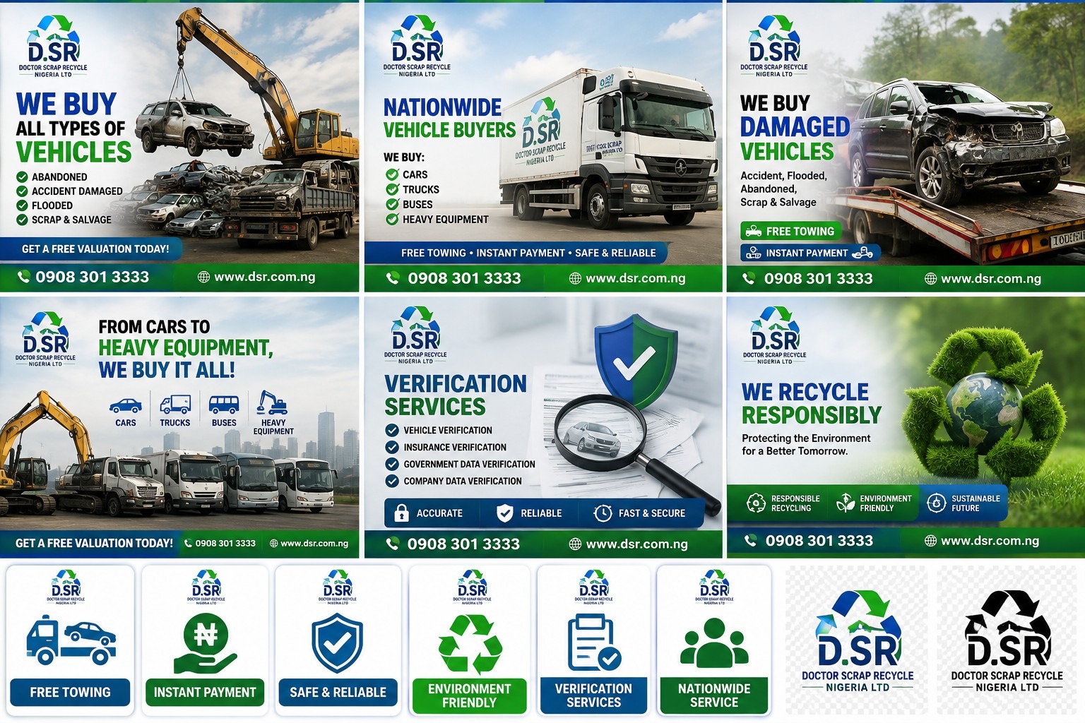 DSR vehicle recycling promotional advert