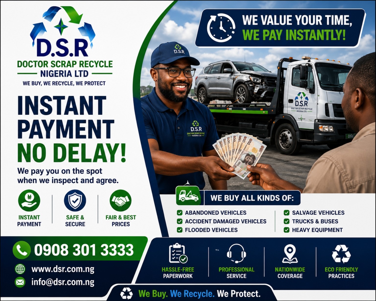 DSR instant payment promotional advert