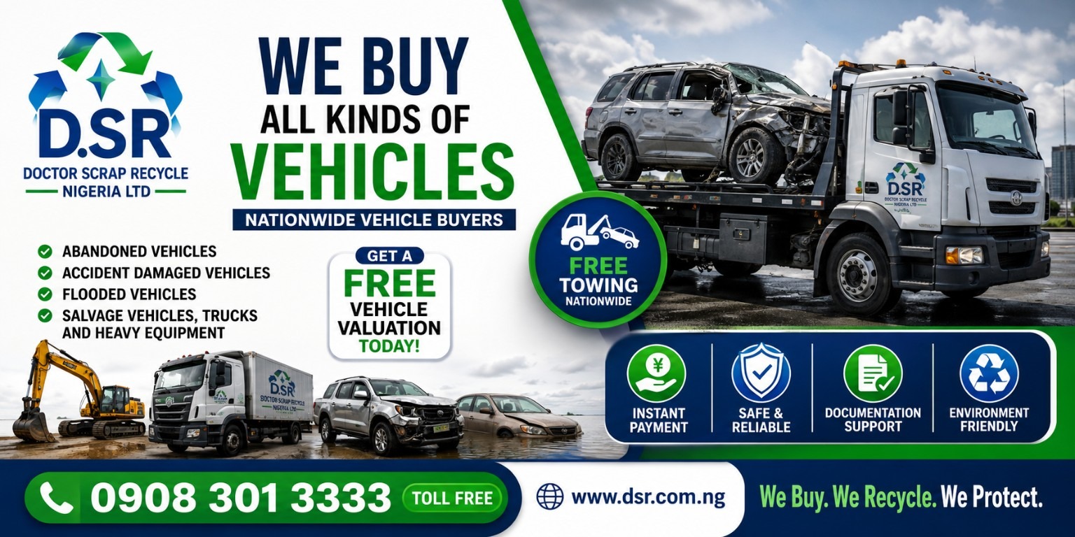 DSR vehicle valuation and buying advert